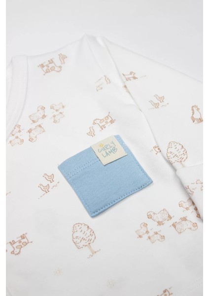 Bistyle Curly Lamb 3'lü Zıbın Takımı 13107 Bej Ekru modelleri