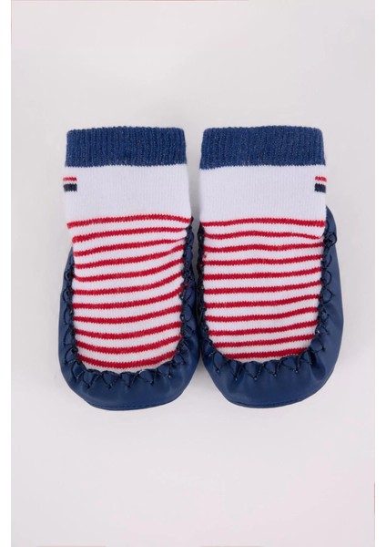 U.s. Polo Assn Çarık Çorap USB2600 Beyaz-Lacivert fiyatları