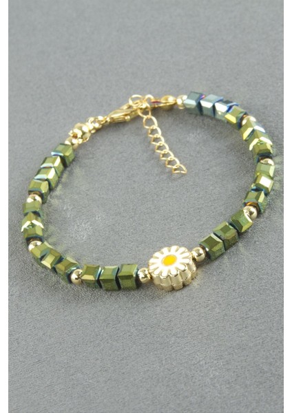 Karışık Figürlü Küp Kristal Bileklik