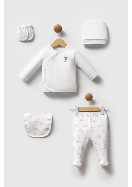 U.s. Polo Assn Hastane Çıkışı 5’li Set USB2705 Beyaz