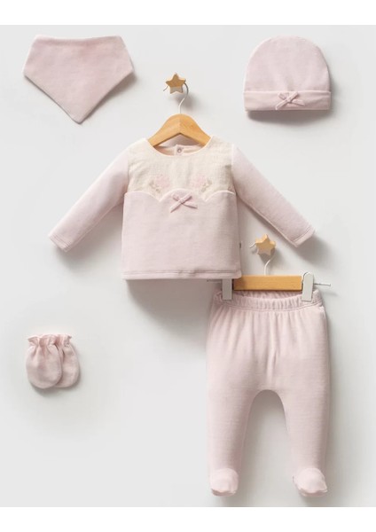 Tongs Baby Etamine 5'li Hastane Çıkışı 5684 Pembe