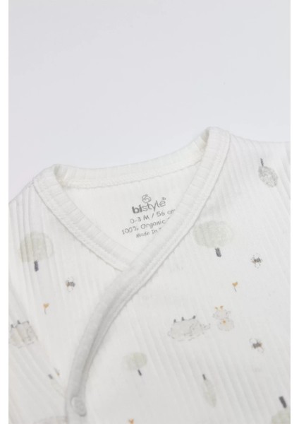 Bistyle Always Dream 3'lü Zıbın Takım 13110 Ekru Bej modelleri