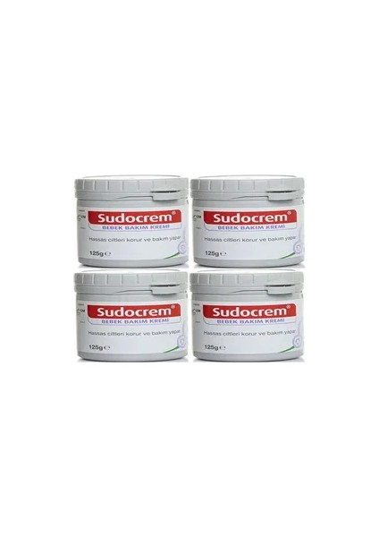 Sudocrem 125GR Bebek Bakım Kremi 4 Adet