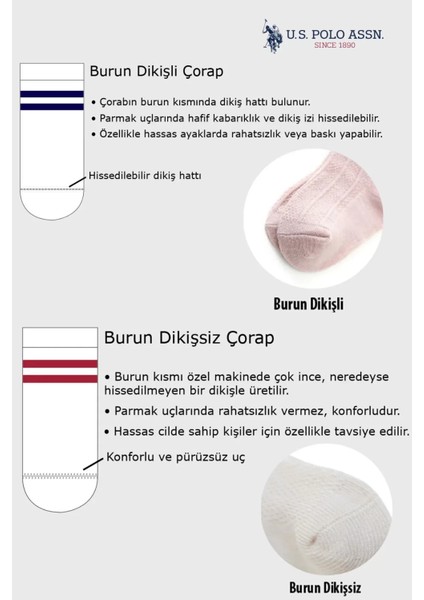 U.s.polo Erkek Bebek Çorap USB2204 Lacivert-Kırmızı fiyatları