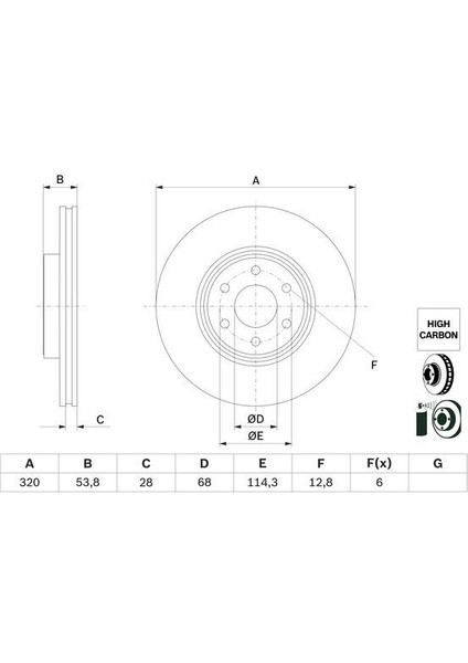 FREN DISKI ON MERCEDES 10-CLASS W470 2017 A4704210200