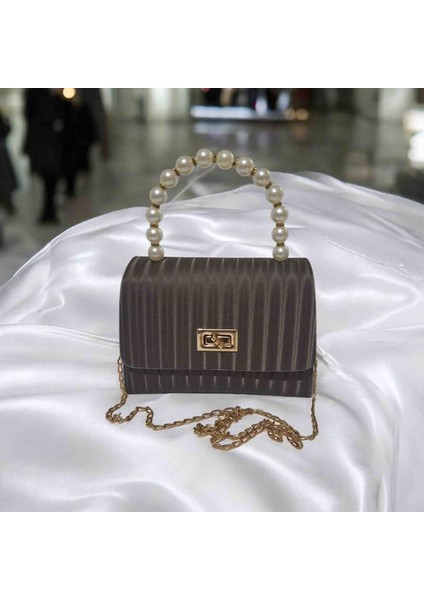 Incili Şık Zincirli El ve Omuz Kadın Abiye Çanta fiyatları