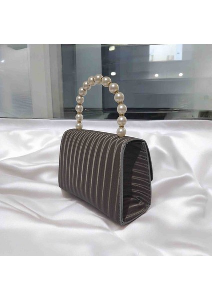 Incili Şık Zincirli El ve Omuz Kadın Abiye Çanta modelleri