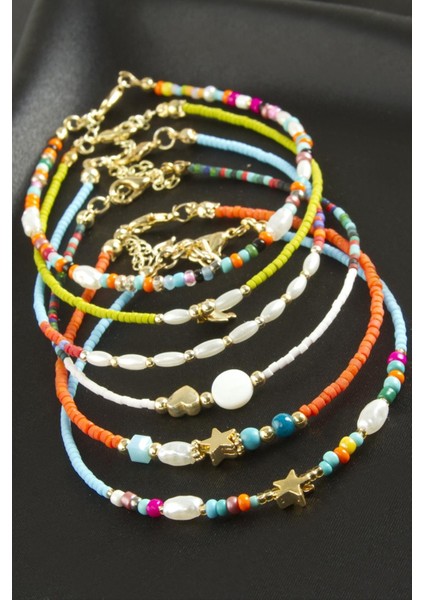 Karışık Miyoki Boncuk Bileklik modelleri