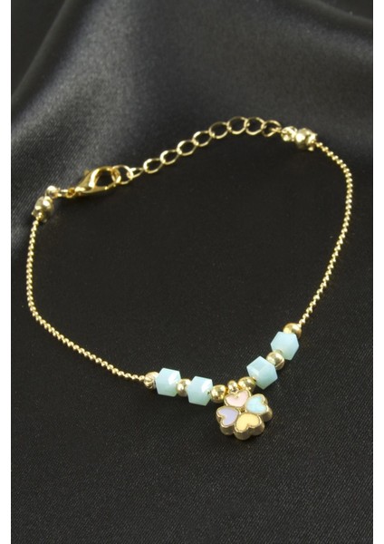 Yonca Küp Kristal Bileklik