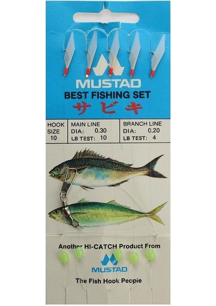 Best Fishing Set 0,30 0,20 mm No:10 Çapari fiyatları
