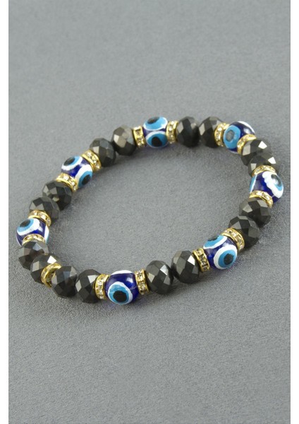 Nazar Taşlı Kristal Bileklik