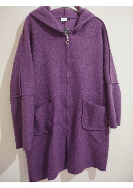 Üstün Kalite, Battal Seri Kışlık, Kapüşonlu Buklet Kaban