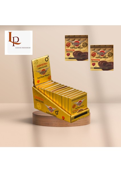 Nitromax1 Ginseng Çikolata Performans1 Arttrıcı2 Ginseng Erkek ve Kadınlara Özel Güç3 Etkili ENERJIK22 Gizli Gönderim 1 Paket 12 Adet