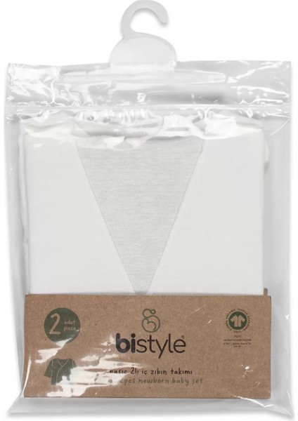 Bistyle Organik 2'li Basic Iç Zıbın 17120 Ekru fırsatları
