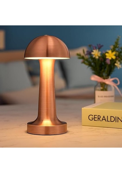 Şarjlı Dokunmatik Masa Lambası Forest Rose | 3 Renk Modu | Dimmerli Taşınabilir Şarjlı Lamba | USB Şarjlı Cafe Restoran Masa Lambası | Şık ve Kompakt Tasarım indirimleri