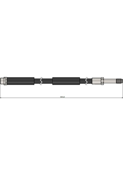 FREN HORTUMU ARKA MERCEDES SPRINTER B906 . VW CRAFTER 1930-1935-50 A9064280435 2E0611707C (2 ADET)