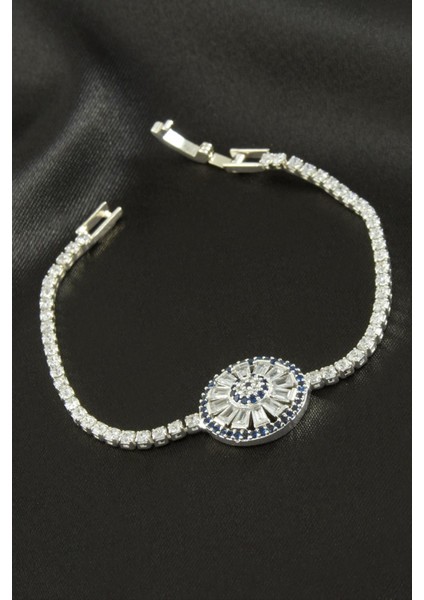 Yuvarlak Zirkon Taşlı Çocuk Bileklik 16 cm fiyatları