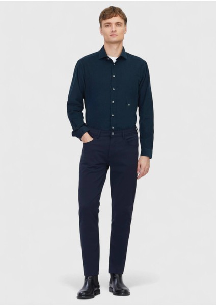 Petrol Düz Dokuma Kadife Casual %100 Pamuk Gömlek fiyatları