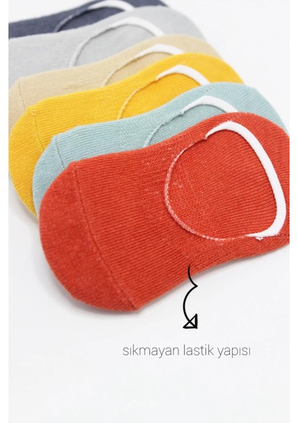 Bistyle 6'lı Mix Babet Çorap 30101 Kiremit fırsatları