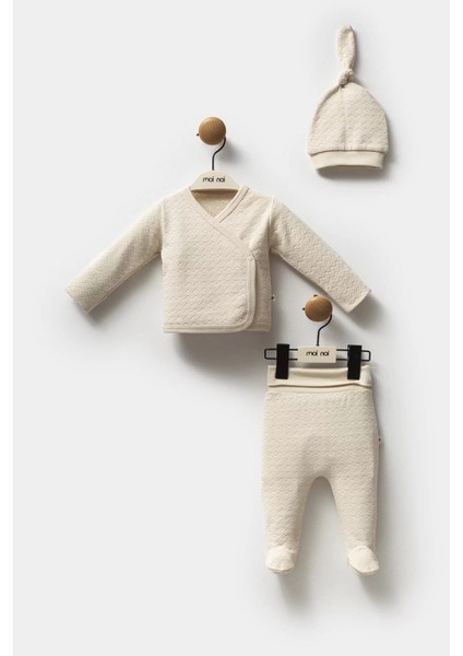 Moi Noi Zıbın Takım MNB3027 Bej