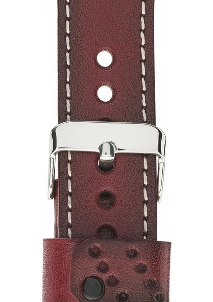 Apple Watch Uyumlu Deri Kordon 42-44-45MM SM25 Bordo fırsatları
