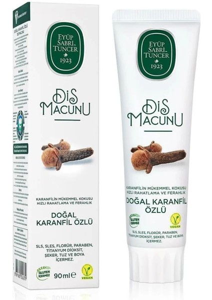 Bfs Eyüp Sabri Tuncer Doğal Diş Macunu 90 gr Karanfil
