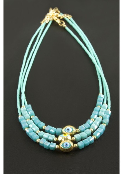 Karışık Figürlü Miyoki Boncuk Küp Kristal Kolye 1 Adet indirimleri