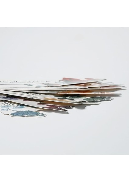 Renkli Kelebek Figürlü Motto Mesajlı Kitap Ayracı indirimleri