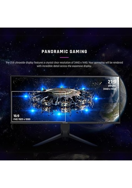 VX3480-2K-PRO 34" Wqhd 21:9 165Hz 1ms Freesync Premium 2xhdmı, 1xdp Yükselik Ayarlanabilir Gaming Monitor modelleri