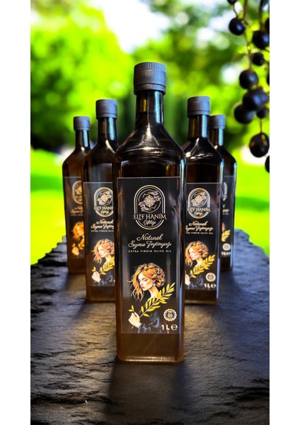 %0,1 Asidite- Yüksek Polifenol (427++) Soğuk Sıkım ORGANİK Naturel Sızma Zeytinyağı 1000ML KOYU RENK CAM ŞİŞE