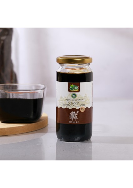 Organik Keçiboynuzu Özü 315gr - Soğuk Sıkım - Şeker İlavesiz