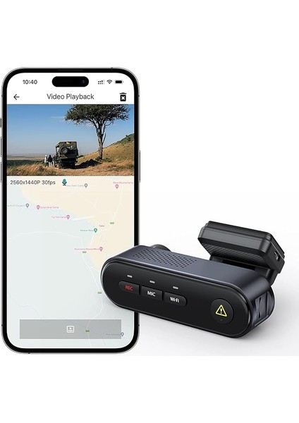 Wm1 2k 30FPS Qhd Sony Starvis Sensor Wifi Gps'li Araç Kamerası