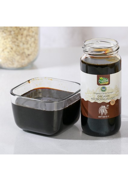 Organik Keçiboynuzu Özü 315gr - Soğuk Sıkım - Şeker İlavesiz indirimleri