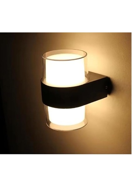 Duvar Aplik 12W 3500K Sarı Işık | 960 Lümen, IP20 Duvar Tipi Aydınlatma | Iç Mekan Dekoratif Lamba – Balkon, Hol, Yatak Odası, Teras Için | 8X11X13 cm modelleri