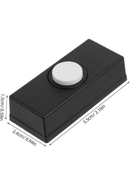 2ADET Retro Duvara Monte Kapı Zili Butonu Su Geçirmez Kapı Zili Anahtarı Her Türlü Sistemi Için Uygun Ev ve Garaj Kullanımı Için Idealdir fiyatları