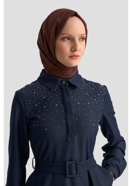 Elbise 25KT905 Indigo