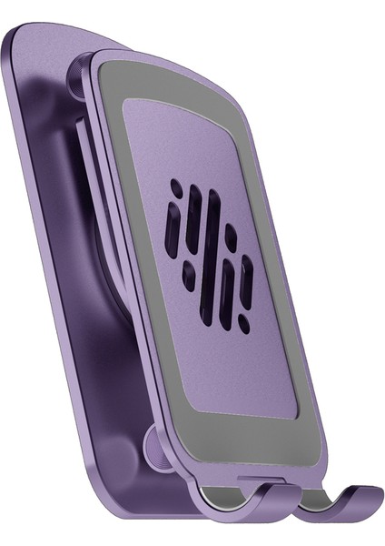 360 Derece Haraketli Yükseklik Ayarlı Rotary Folding Metal Masaüstü Ev Ofis Telefon Tablet Standı Mor fiyatları