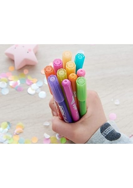 15 Funtastıcs Çocuklar Için Ince Uçlu Keçeli Kalem 18'li Set - 1 mm Yuvarlak Uç fiyatları