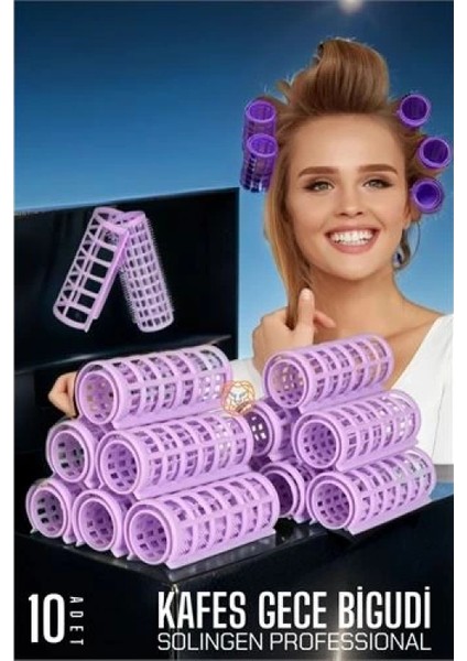 Kafes Gece Bigudisi 2.5 cm 10 Adet Solingen Professional