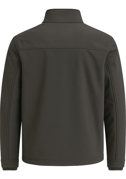 Erkek Içi Polarlı, Şapkası Çıkarılabilir Su ve Rüzgar Geçirmez Softshell spor mont indirimleri