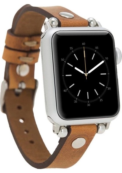 Apple Watch Uyumlu Deri Kordon 38-40-41MM Ferro St G19