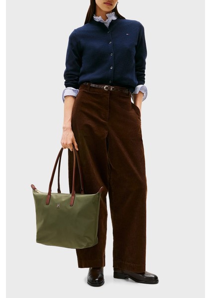 Logolu Omuz Askılı Tote Çanta Bayan Çanta AW0AW17711 Mt1 fiyatları