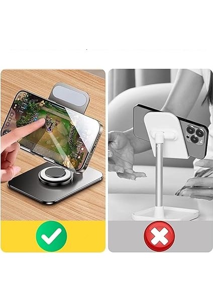 Katlanabilir Masaüstü Telefon Tutucu Tablet Standı 360 Derece Dönen Ayarlanabilir indirimleri