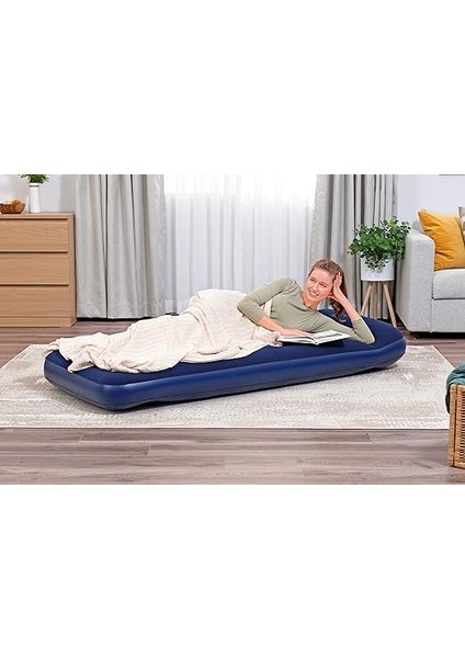Blue Horizon Iç Ayak Pompalı Basamaklı Hava Yatağı Tek Xl/lo 185 x 76 x 28 cm modelleri