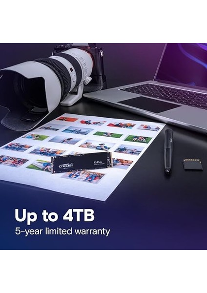 P3 Plus 1tb Pcıe Gen4 3D Nand Nvme M.2 Ssd, 5000 Mb/s'ye Kadar - CT1000P3PSSD8 modelleri