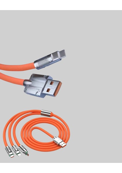 3’ü 1 Arada Kablo – 120W Hızlı Şarj ve Veri Aktarımı Özellikli fiyatları