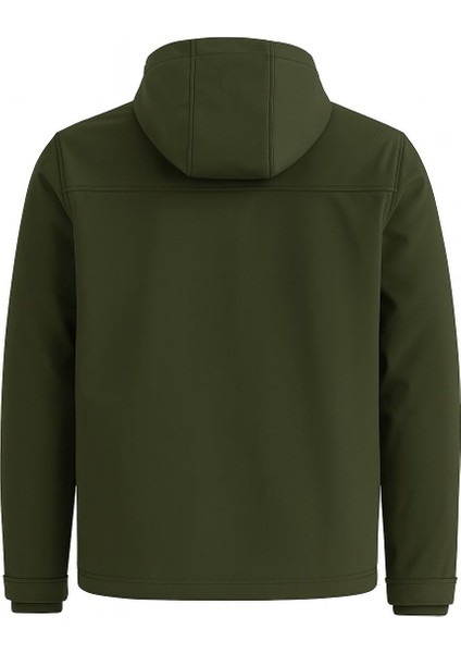 Erkek Içi Polarlı, Şapkası Çıkarılabilir Su ve Rüzgar Geçirmez Softshell spor mont modelleri