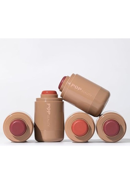 Beauty Nemlendirici Stick Allık ve Dudak Renklendirici, Doğal Görünüm, Pop 1 indirimleri