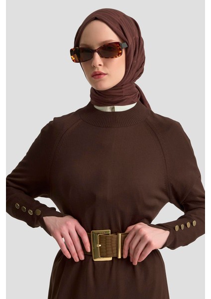 Elbise 25KD7002 Acı Kahve modelleri