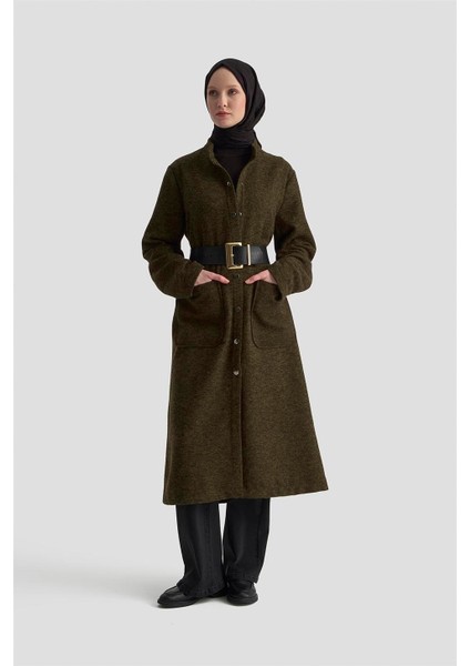 Melanjlı Örme Kap 25KD1123 Haki fiyatları